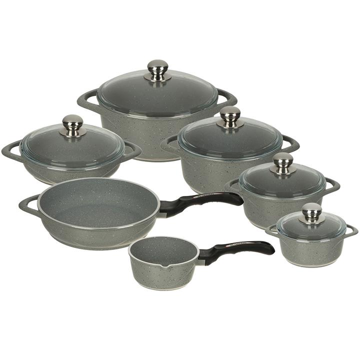 سرویس پخت و پز 12 پارچه عروس مدل Victoria-1 Aroos Victoria-1 Cookware Set 12 Pcs